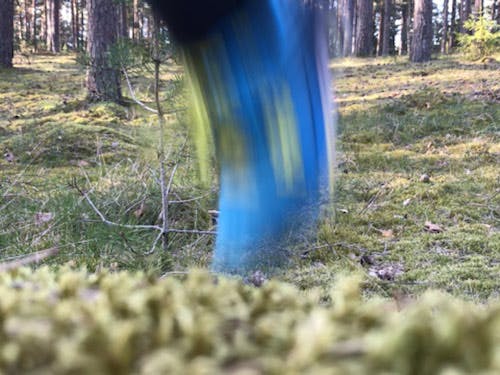 I mjuk terräng minskar behovet av dämpade skor.